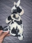 Jellycat London Original Bashful Calf 12    Plush Lovey Black White Cow