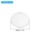 36pcs 30mm Steel Disc Metal Stamping Blanks Tags Circle Silver Tone