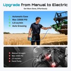Seesii 10000 Psi Electric Grease Gun 4 6 Oz min 2 Battery 39 4  Hose For Tractor