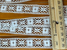 Vintage Bobbin Lace Off White Insertion 3 4  Wide  By Yard