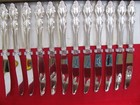 1881 Rogers Oneida Ltd Silverplate Flatware Baroque Rose 1967 Pattern Svc For 10