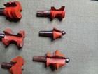 Lot Of 15 Mixed Lot Carbide Tipped Edge Profile Router Bits W  Bearings  2-flute