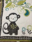 Happy Chic By Jonathan Adler Baby Crib Monkey Quilt White   Gray Green