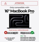 Dexnor For Macbook Pro 16 Inch 2024 2023 2021 Case Heavy Duty Rugged Tpu Bumper