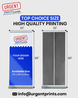 Custom Retractable Banner With Stand  Full Color Print  Trade Show Display