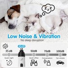 Silent Groom Pro Nail Grinder  Rechargeable Electric Dog Nail Trimmer