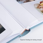 Small Photo Book  50 Pages For 4x6 5x7 Pictures  Wedding Album  Blue