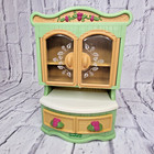 Vintage 90 s Mattel Briarberry Bear Collection China Cabinet Fisher Price 1999
