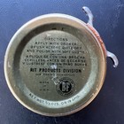 Shinola Vintage Tan Shoe Polish Paste Round Advertising Tin Made In U s a 
