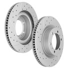 Front Rear Brake Rotors Ceramic Pads For 2010 - 2023 Toyota 4runner Lexus Gx460