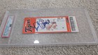 Miguel Cabrera Signed 3000 Hit Club Inscription Ticket Psa Detroit Tigers Mlb