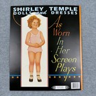 Vintage 90s Shirley Temple Paper Dolls Book Her Movie Wardrobe Uncut