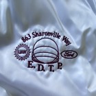 Vintage Pro-fit Men s Varsity Jacket Ford White Burgundy Snap Xl Usa