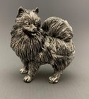 Silver Pomeranian Model - Fully Hallmarked Sterling Silver