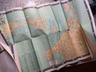 Tourist Map Of Japan 1951 Japan Travel Bureau  Folds Out To 29 x40 
