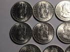 11 1964 Uncirculated Bermuda 1 Crown Silver Coin