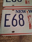 New York License Plates Statue Of Liberty License Plates E68 - 5pw Ny 80s - 00s