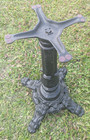 Vintage Cast Iron Industrial Bistro Table Base Solid