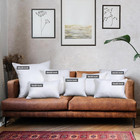 Decorative Throw Pillow Inserts 18x18 Set Of 4 Soft Home Couch Decor