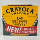 Nos Crayola 64 Crayons Limited Edition 1958 Box Replica Sealed With Bonus Pack