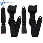 For Jeep Cj Yj Wrangler 1982-1995 2pcs Universal 3 Point Retractable Seat Belts