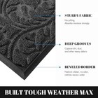 Durable Door Mat Heavy Duty Front Welcome Mats For Home Entrance Outdoor 