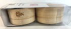 Set Of 4 Joyce Chen Dim Sum Bamboo Steamers 4  Baskets New Old Stock