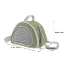 2pcs Hamster Carrier Bag  Portable Pet Carrier - Small Animal Travel Pouch With