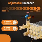 Pressure Washer Pump 4000psi 4gpm 1  Horizontal Shaft For Ar Rsv4g40 Gx270 Gx340
