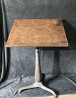 Antique Industrial Cast Iron Drafting Table  Standing Desk  1910s Dietzgen