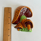 Mushroom Wall Art Decoration 4  Retro Vintage Ceramic Spotted