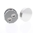 Hubbell 3  X 2 63  Adjustable Concrete Floor Box Round Shallow 16 8 Cu In B2520