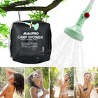 10 Gallons 40l Solar Shower Bag Solar Heating Camping Shower Bag With T