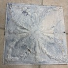 Lot Of 6 Antique Metal Ceiling Tin Tiles Embossed Floral 12   x12    Salvage
