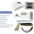 12v 13500btu Rooftop Air Conditioner Rv Truck Ac Unit Cool heat 2 In 1 Universal