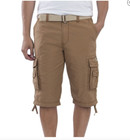 Unionbay Cordova Messenger Belted Gray Cotton Cargo Shorts   44x13   Nwt