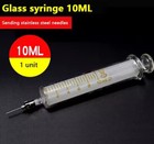 Glass Syringe 10ml With Metal Needle Special Welding Oil Container High Quality 