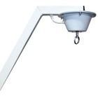 Pro X White 20  Mirror Ball Free-standing Hook With 1 Rpm Motor