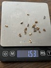 14k Yellow Gold white  Push Back Finding Lot Of 19