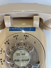 Vintage Bell Systems Western Electric Beige Rotary Dial Desk Telephone Tested