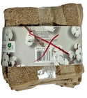 Purely Indulgent 4-piece Egyptian Cotton Hand Towel And Washcloth Set Oxford Tan
