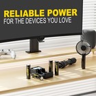 2 Pack 18650 Rechargeable Battery With Charger  Universal Charger For 3 7v Re   