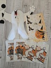 Huge Lot Of Vintage Halloween Ephemera  Ghost Magazines Book Cards Treat Bags