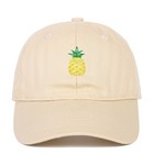 Pineapple Embroidered Baseball Cap Tide Travel Leisure