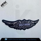 Harley Davidson Large Grey Eagle Wing Embroidered Patch Sew Iron On Patch 15 