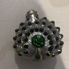 Vintage 1996 Blown Glass Peschka Peacock Bird Christmas Ornament