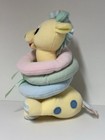Kids Ii Giraffe 9  Plush Rattle Stackable Ring Pastel Baby Toy Vintage 1999