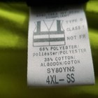 Hi-vis Reflective Hiviz Redkap  Shirt Short Sleeve 4xl Yellow black