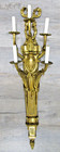 Antique Large French Gilt Bronze Neoclassical 5-arm Electric Wall Sconce