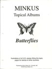 Minkus New 50 Topical Pages Us Set Collection Papillon Butterfly Butterflies